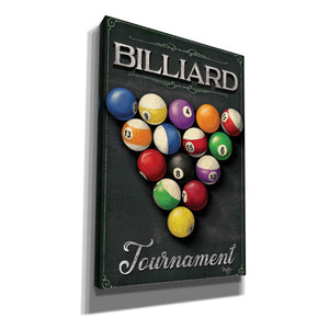 'Billiards Tournament' by Mollie B, Canvas Wall Art