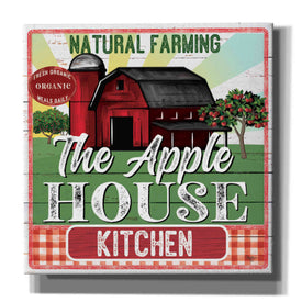 'The Apple House Kitchen' by Mollie B, Canvas Wall Art