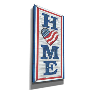 'Patriotic Home' by Lisa Kennedy, Canvas Wall Art