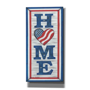 'Patriotic Home' by Lisa Kennedy, Canvas Wall Art