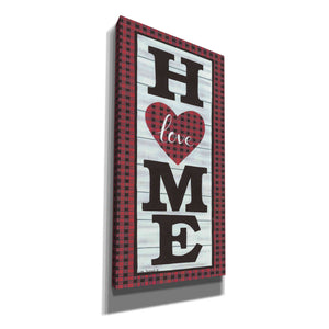 'Love Home' by Lisa Kennedy, Canvas Wall Art