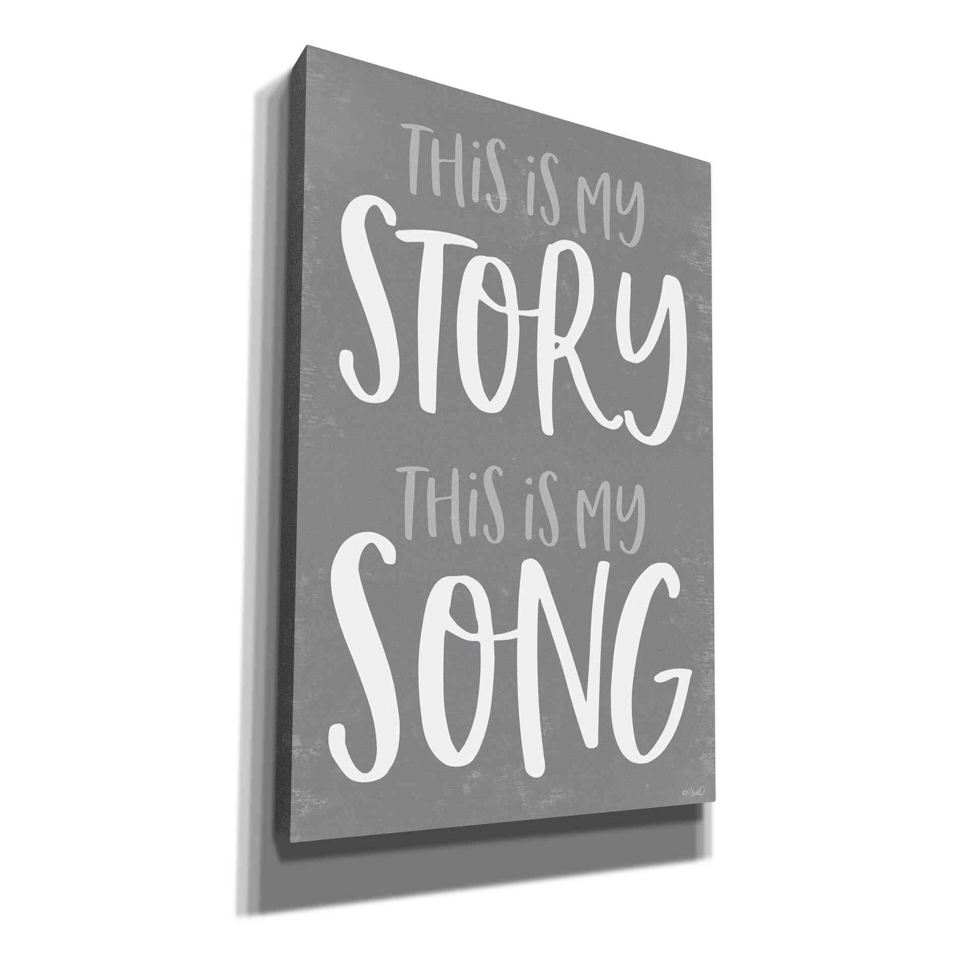 'This Is My Story' by Kate Sherrill, Canvas, Wall Art