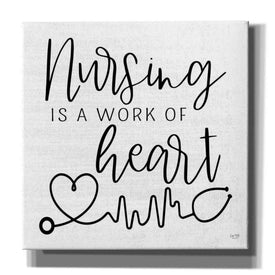 'Nursing a Work of Heart' by Lux + Me Designs, Canvas, Wall Art