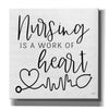 'Nursing a Work of Heart' by Lux + Me Designs, Canvas, Wall Art