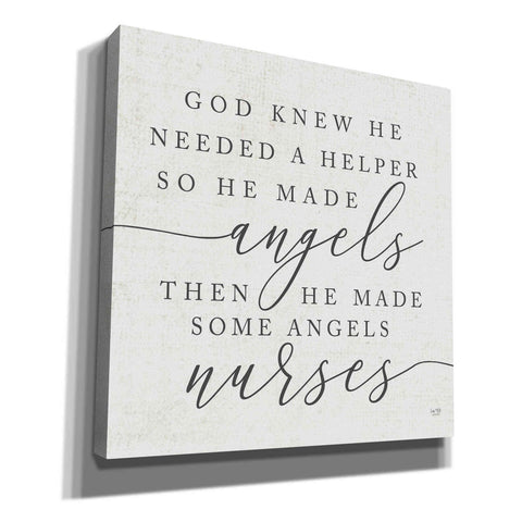 Image of 'God Made Angel Nurses' by Lux + Me Designs, Canvas, Wall Art