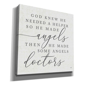 'God Made Angel Doctors' by Lux + Me Designs, Canvas, Wall Art