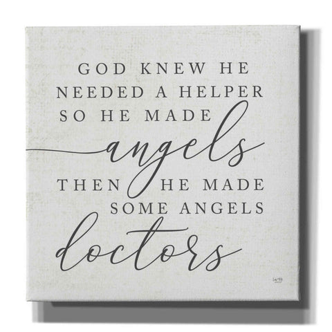 Image of 'God Made Angel Doctors' by Lux + Me Designs, Canvas, Wall Art