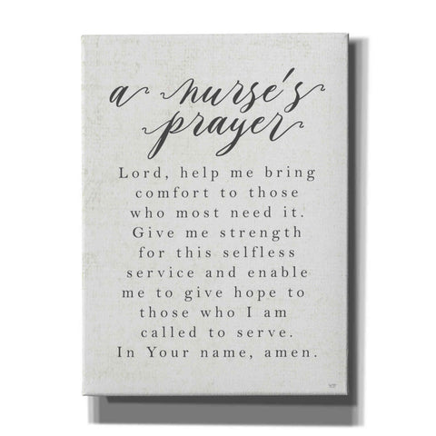 Image of 'A Nurse's Prayer' by Lux + Me Designs, Canvas, Wall Art