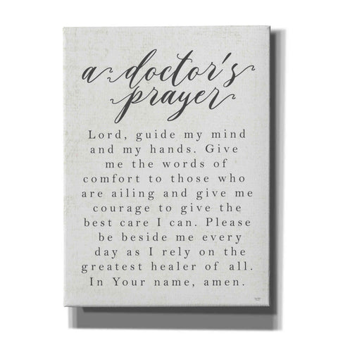 Image of 'A Doctor's Prayer' by Lux + Me Designs, Canvas, Wall Art