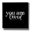 'You Are Loved' by Lux + Me Designs, Canvas, Wall Art