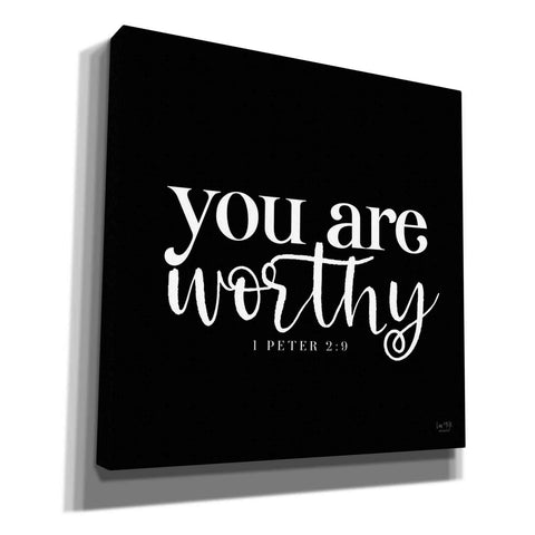 Image of 'You Are Worthy' by Lux + Me Designs, Canvas, Wall Art