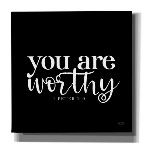 Image of 'You Are Worthy' by Lux + Me Designs, Canvas, Wall Art