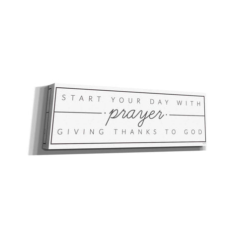 Image of 'Start Your Day with Prayer' by Lux + Me Designs, Canvas, Wall Art
