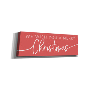 'We Wish You a Merry Christmas' by Lux + Me Designs, Canvas, Wall Art