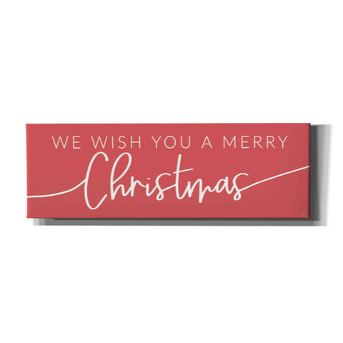 Image of 'We Wish You a Merry Christmas' by Lux + Me Designs, Canvas, Wall Art