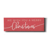 'We Wish You a Merry Christmas' by Lux + Me Designs, Canvas, Wall Art