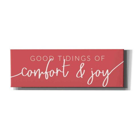 Image of 'Good Tidings of Comfort & Joy' by Lux + Me Designs, Canvas, Wall Art