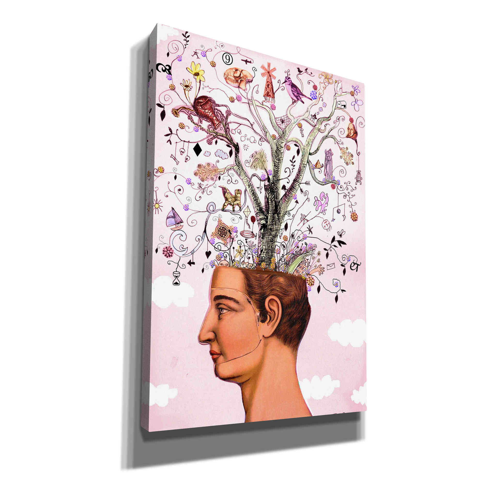 'Ideas' by Loui Jover, Canvas, Wall Art