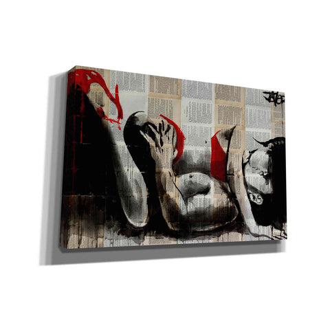 Image of 'Lust In Red' by Loui Jover, Canvas, Wall Art