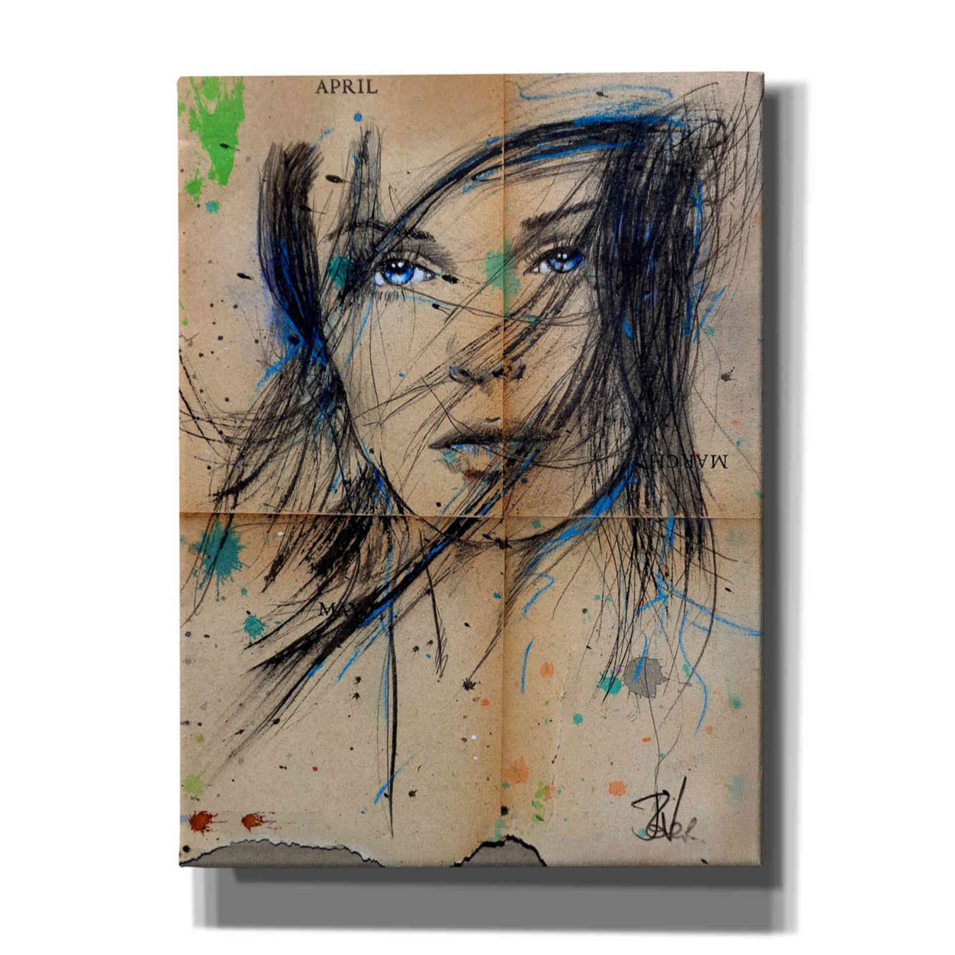 'April March' by Loui Jover, Canvas, Wall Art