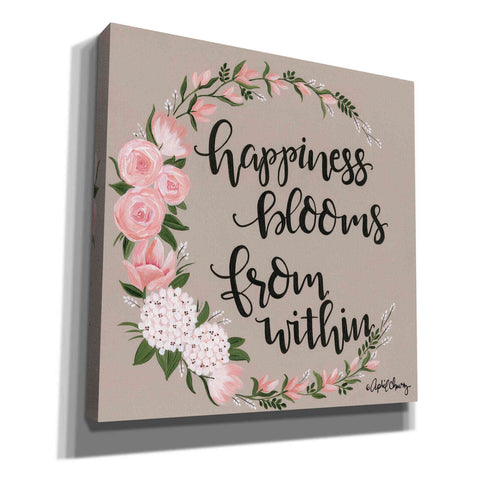 Image of 'Happiness Blooms from Within' by April Chavez, Canvas, Wall Art