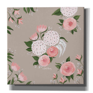 'Pink and White Floral' by April Chavez, Canvas, Wall Art