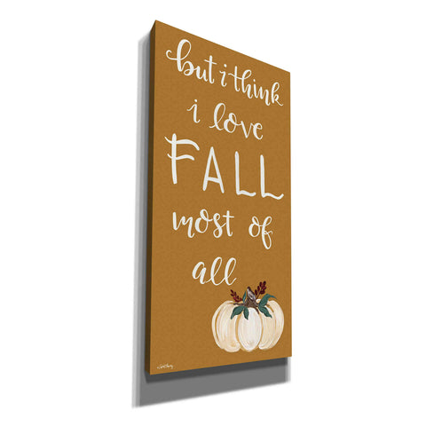 Image of 'I Love Fall Most of All' by April Chavez, Canvas, Wall Art