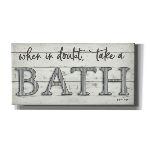 Image of 'When in Doubt Take a Bath' by Susie Boyer, Canvas, Wall Art
