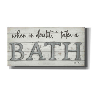 'When in Doubt Take a Bath' by Susie Boyer, Canvas, Wall Art