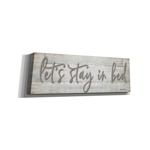 Image of 'Let's Stay in Bed' by Susie Boyer, Canvas, Wall Art