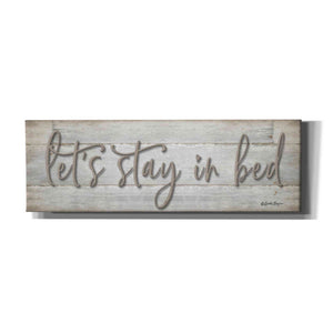 'Let's Stay in Bed' by Susie Boyer, Canvas, Wall Art