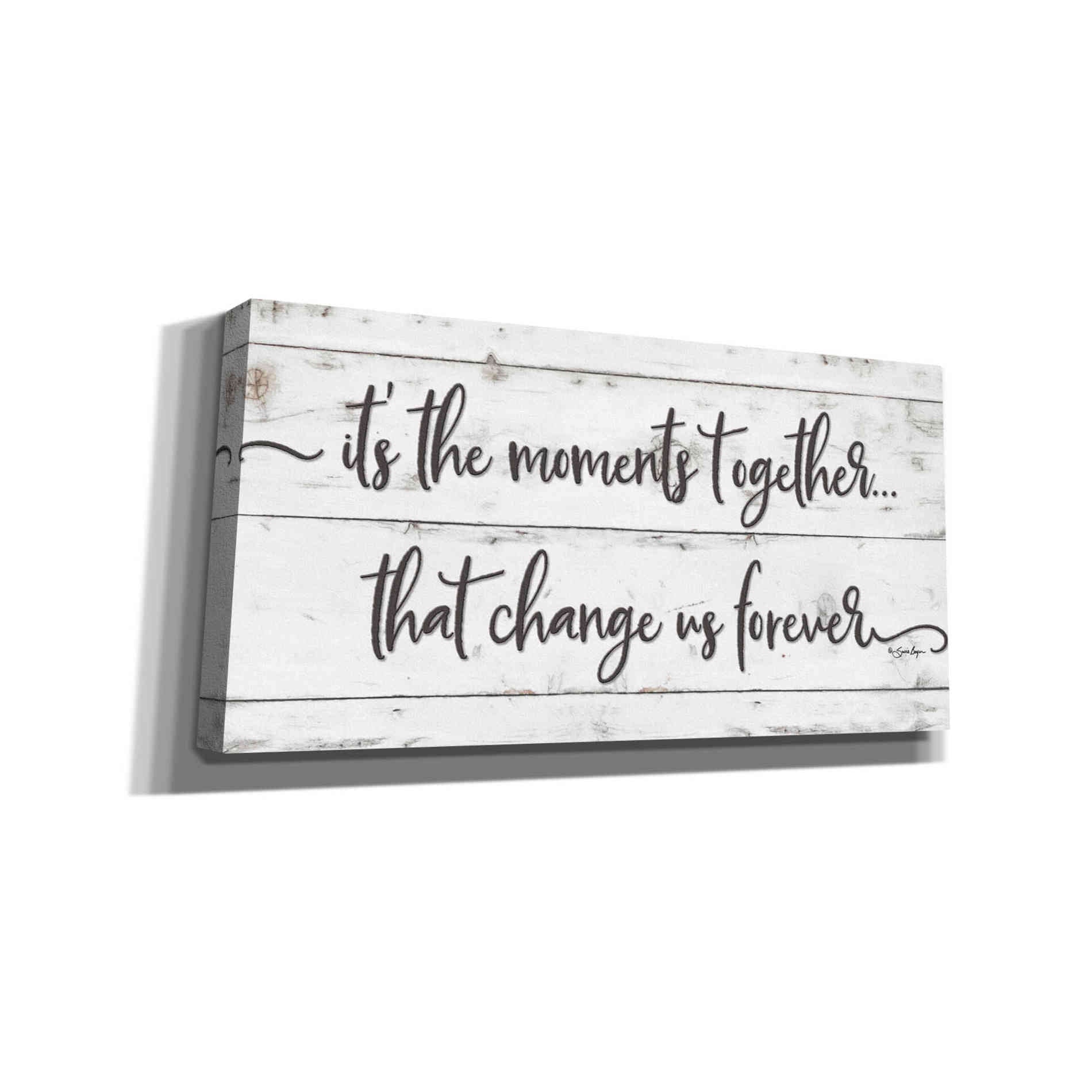 'It's the Moments Together' by Susie Boyer, Canvas, Wall Art