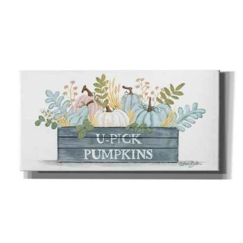 Image of 'U-Pick Pumpkins' by Sara Baker, Canvas, Wall Art