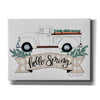 'Hello Spring Tulip Truck' by Sara Baker, Canvas, Wall Art