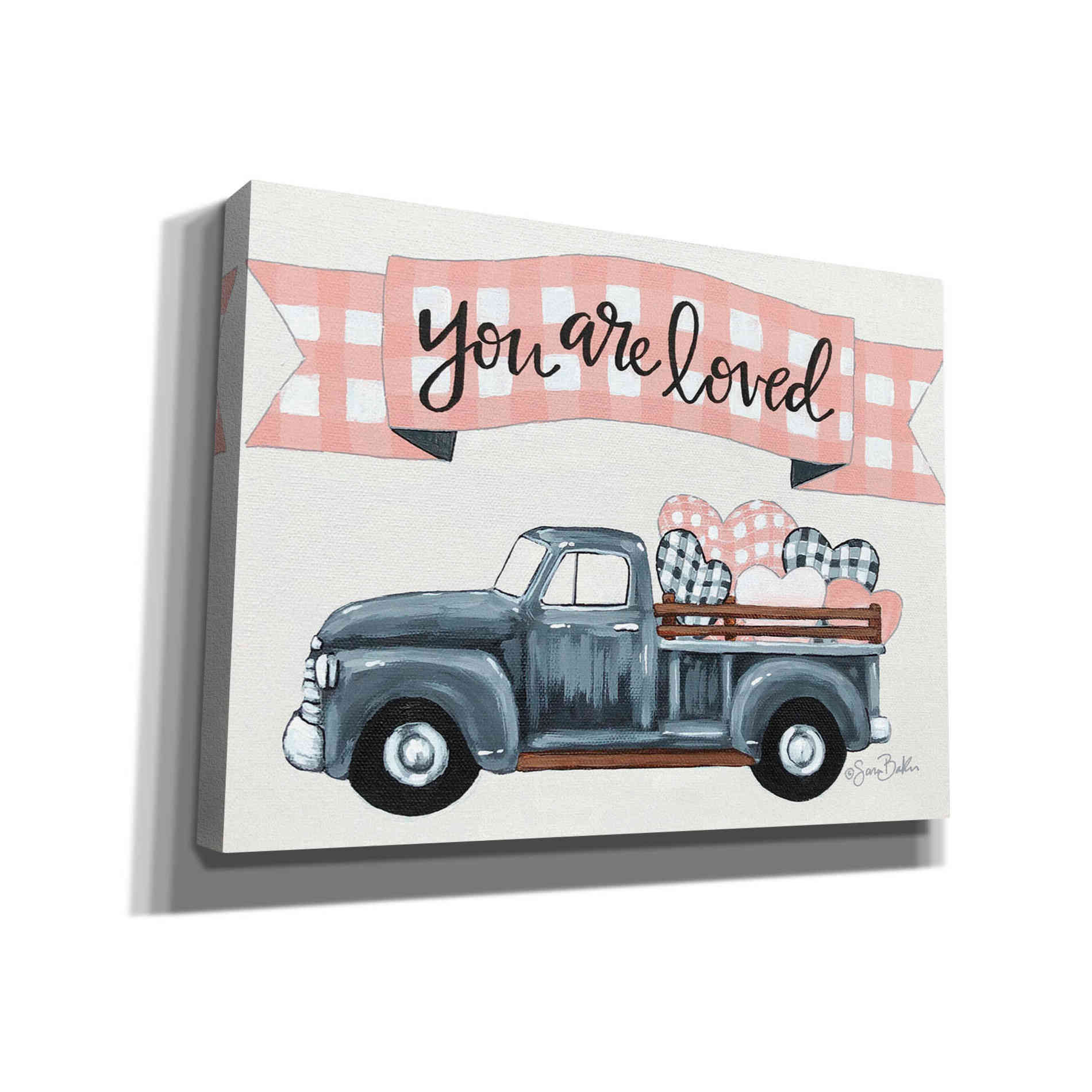 'You Are Loved' by Sara Baker, Canvas, Wall Art