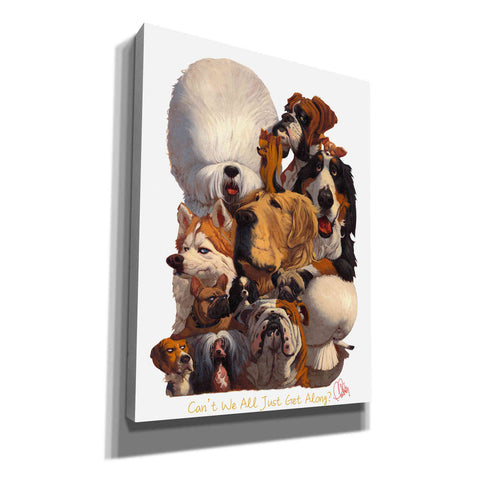 Image of 'Can't We All Just Get Along' by Thomas Fluharty, Canvas Wall Art