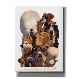 'Can't We All Just Get Along' by Thomas Fluharty, Canvas Wall Art