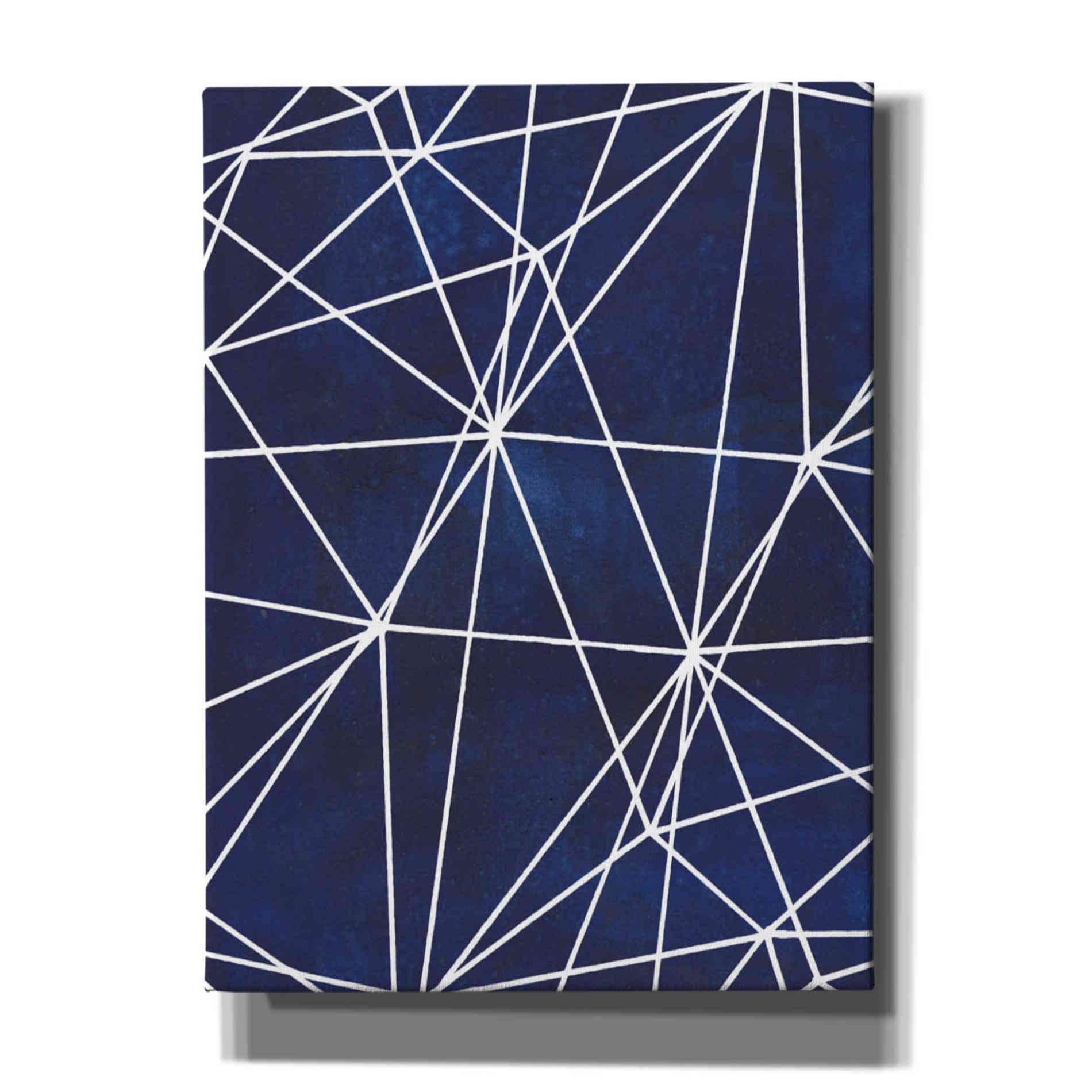 'Indigo Pattern V' by Grace Popp, Canvas Wall Art
