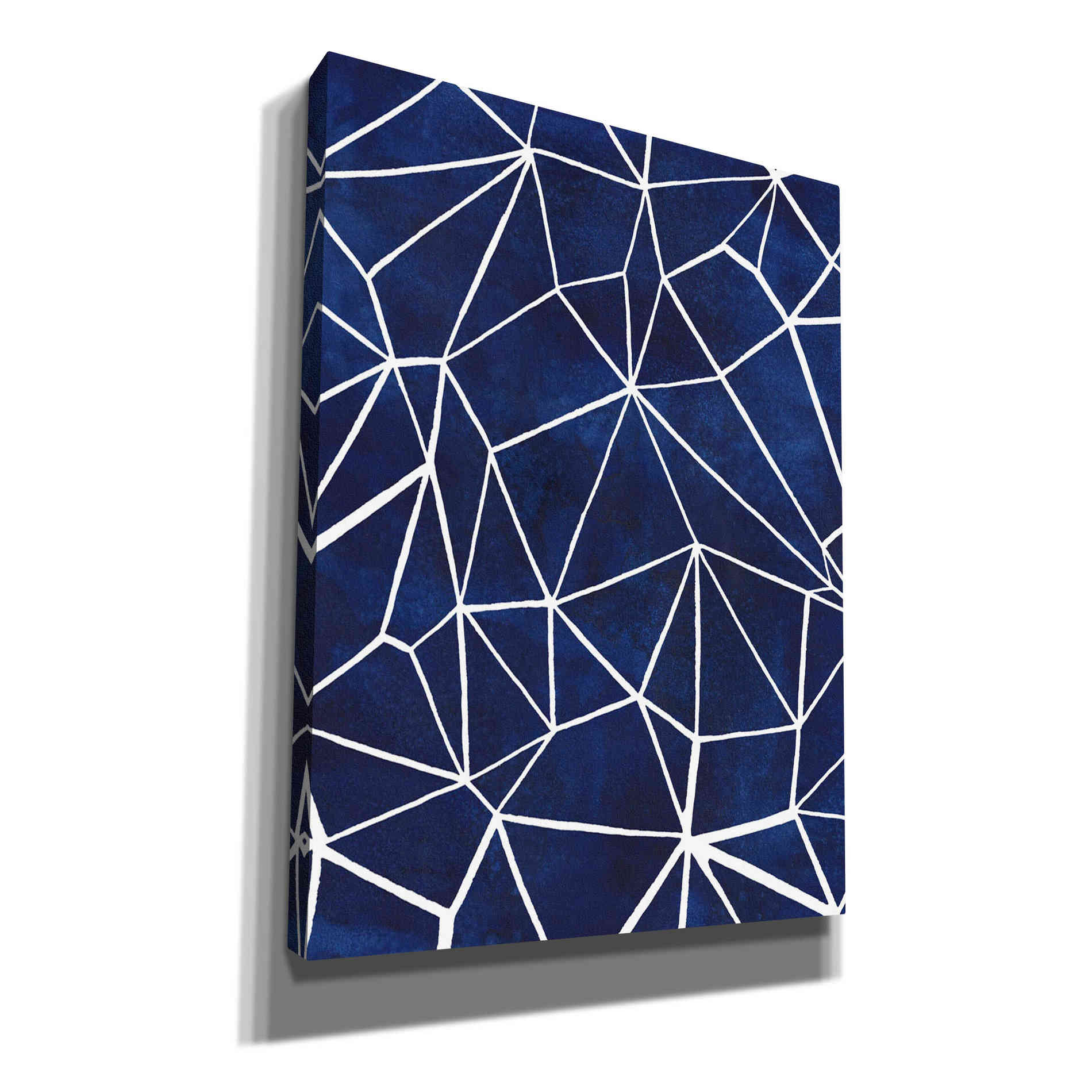 'Indigo Pattern III' by Grace Popp, Canvas Wall Art