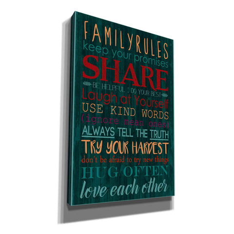 Image of 'Spice Family Rules I' by Grace Popp, Canvas Wall Art