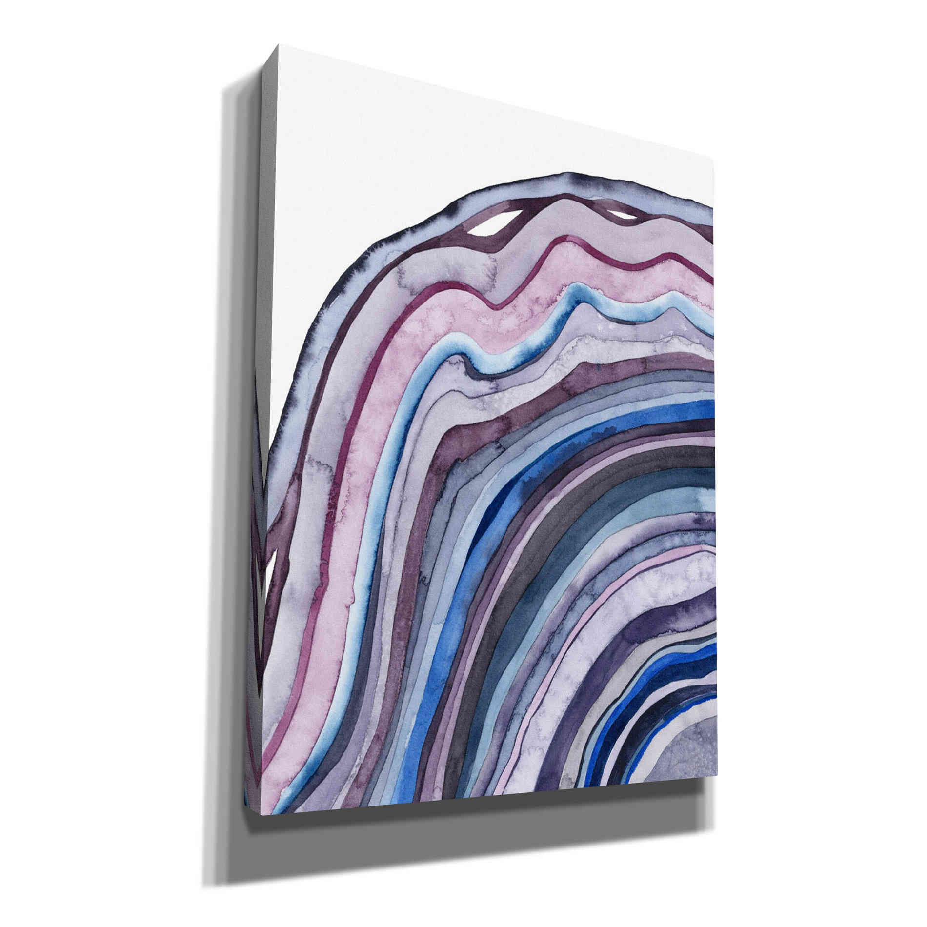 'Amethyst Agate I' by Grace Popp, Canvas Wall Art