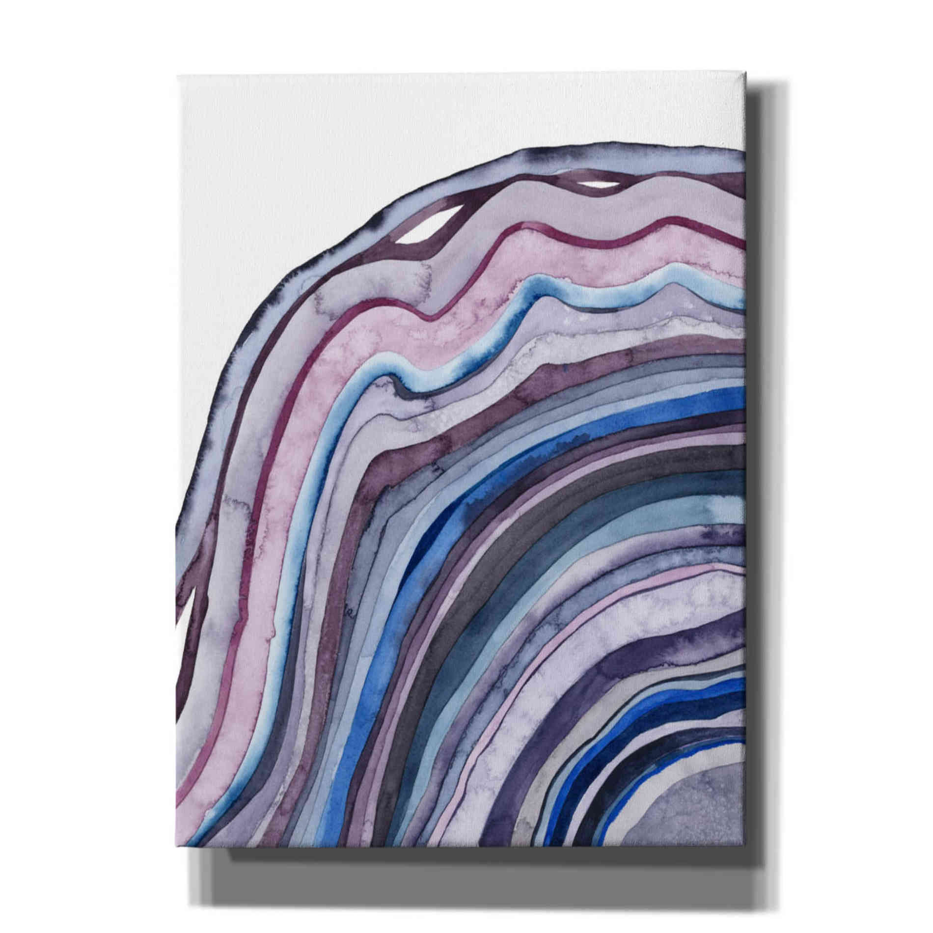 'Amethyst Agate I' by Grace Popp, Canvas Wall Art
