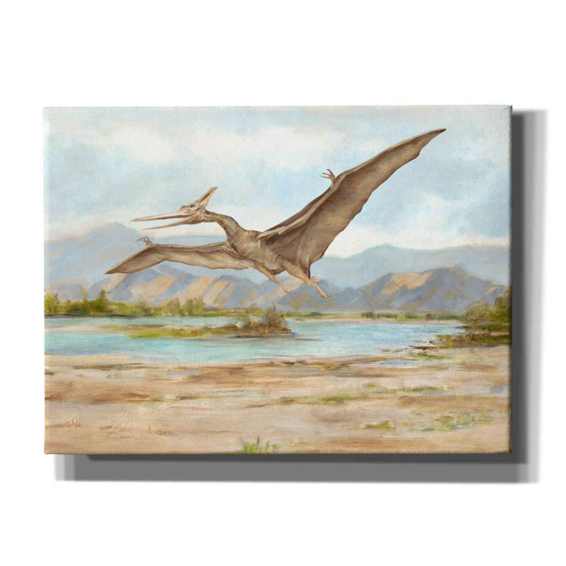 'Dinosaur Illustration VI' by Ethan Harper, Canvas Wall Art
