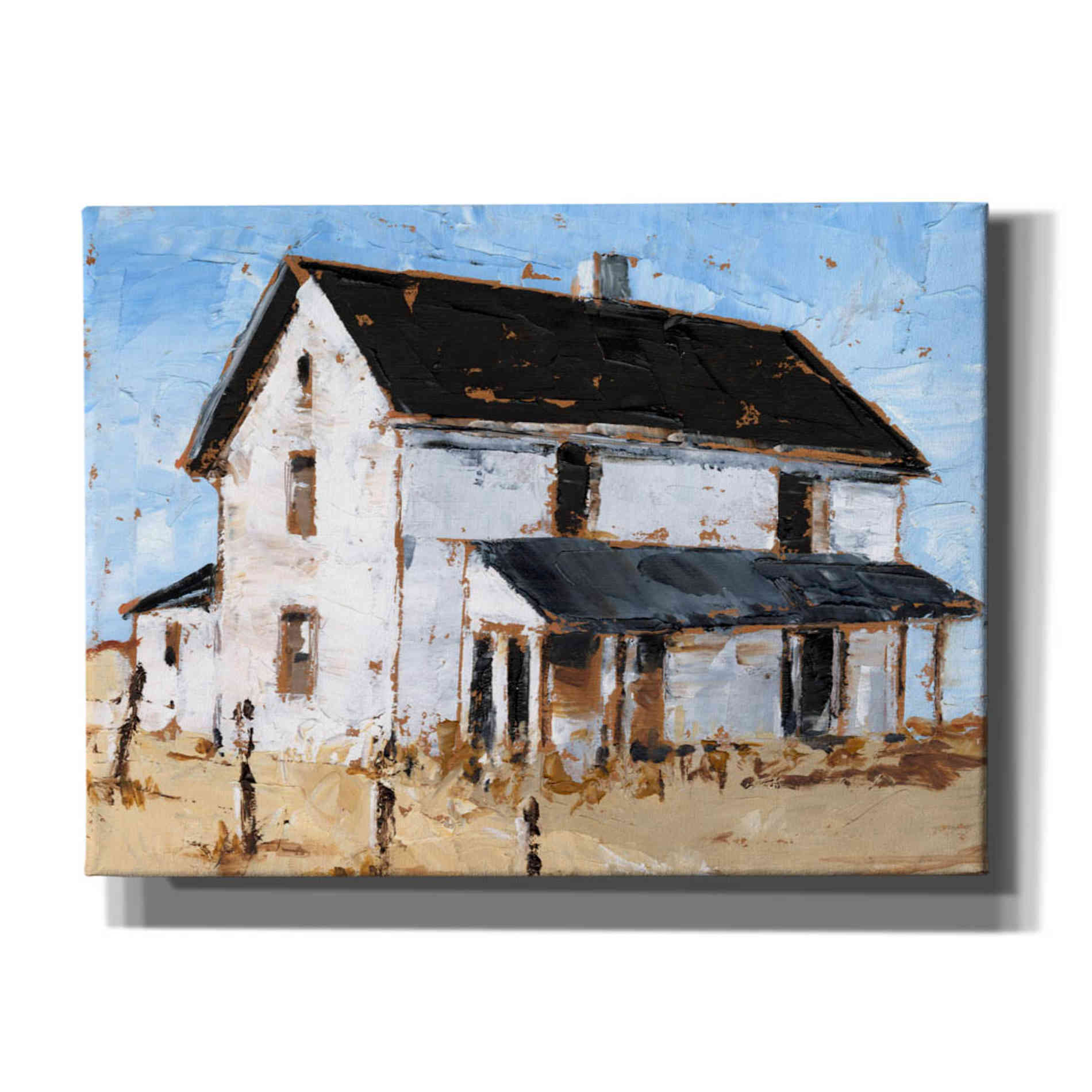 'Abandoned Farmhouse I' by Ethan Harper, Canvas Wall Art