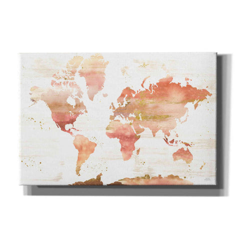 Image of 'Desert Blooms Abstract Map' by Laura Marshall, Canvas Wall Art