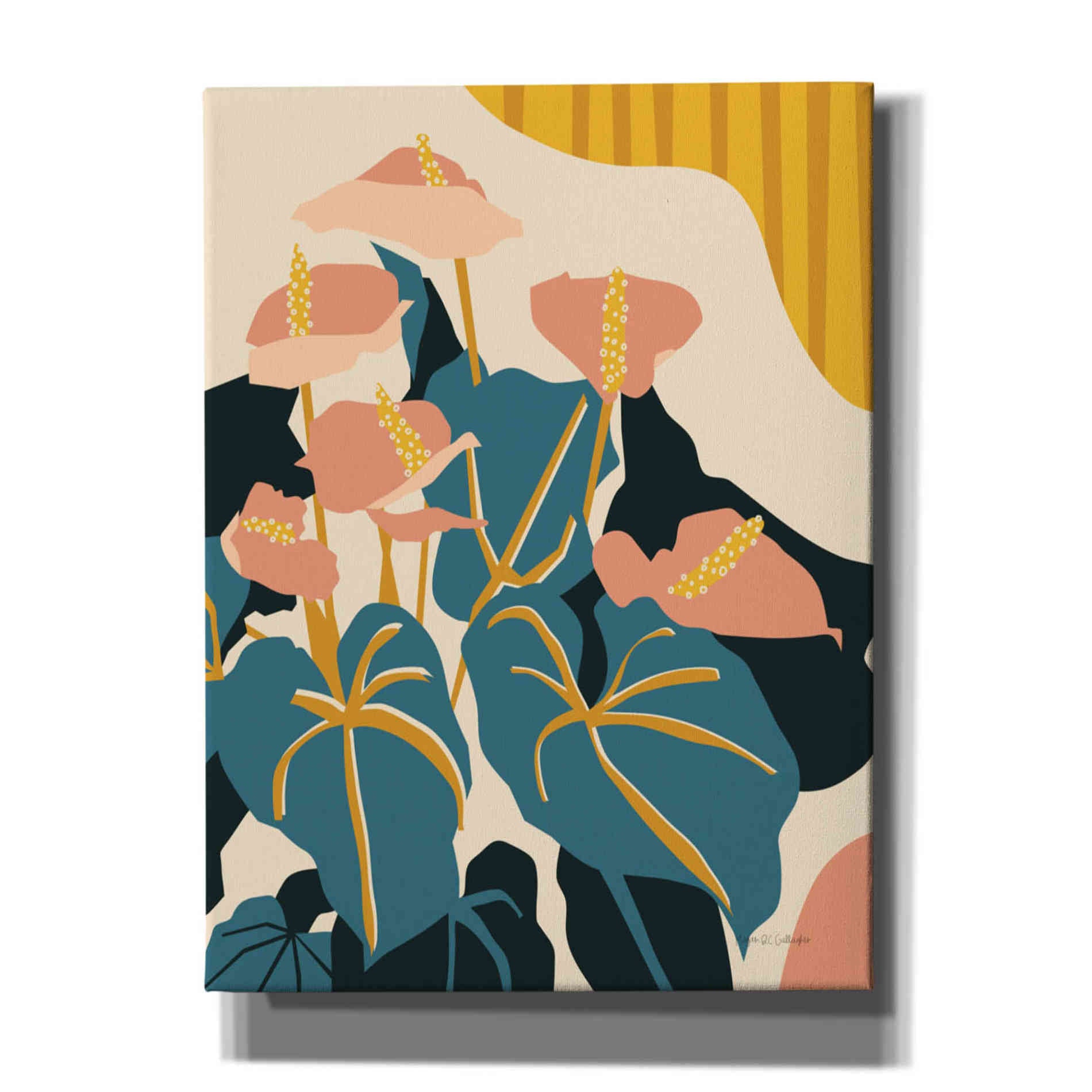 'Anthurium' by Megan Gallagher, Canvas Wall Art