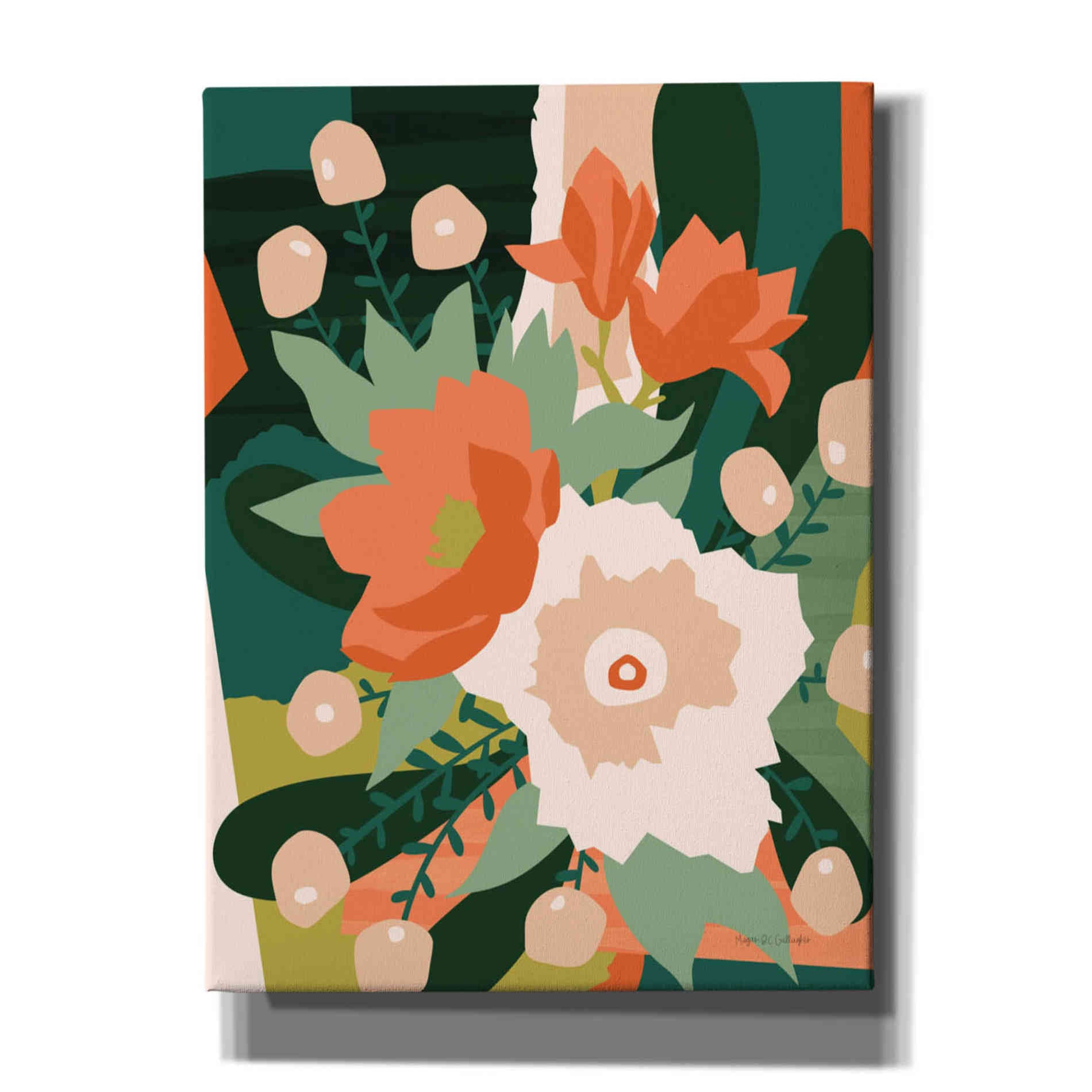 'Stained Glass' by Megan Gallagher, Canvas Wall Art