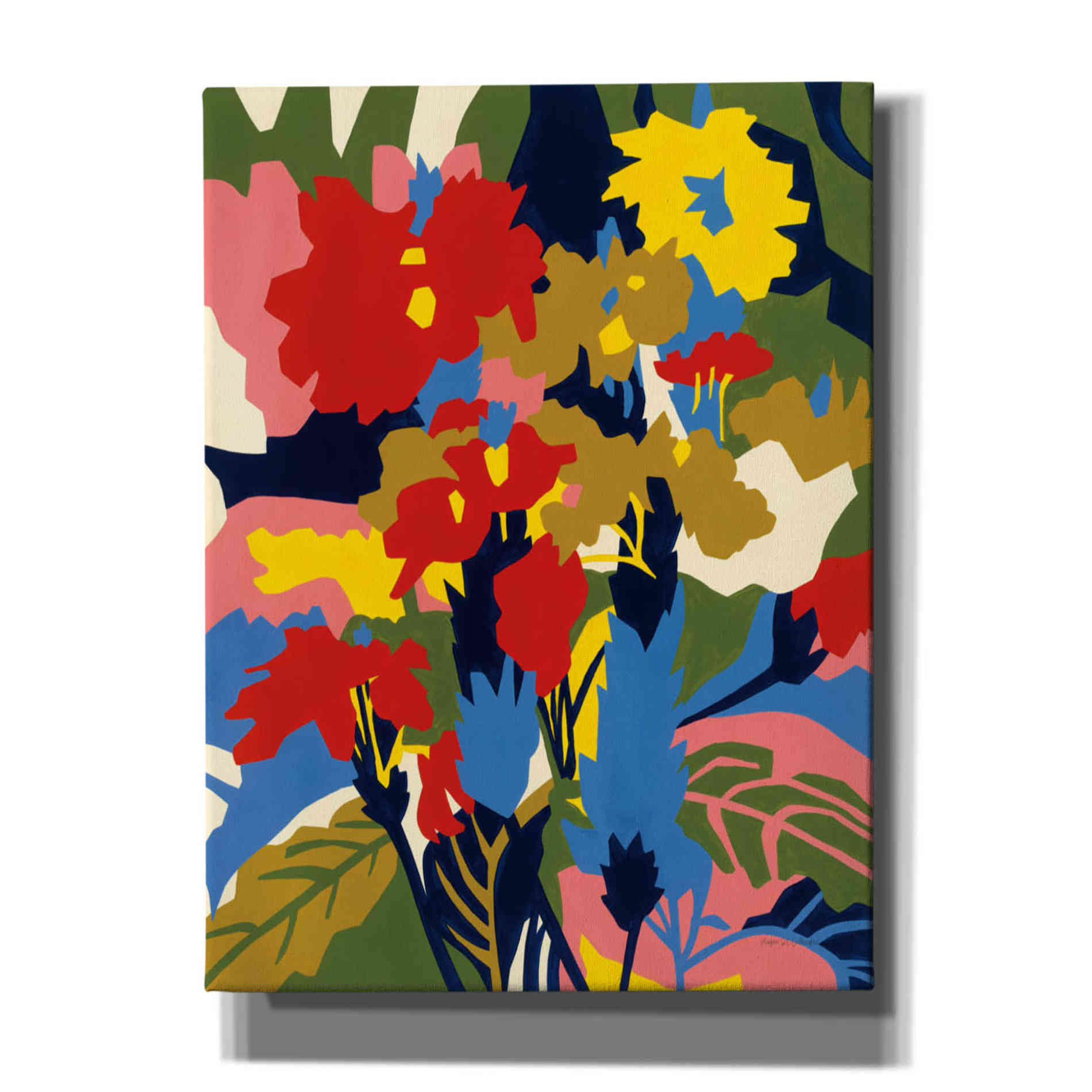 'Crossandra' by Megan Gallagher, Canvas Wall Art