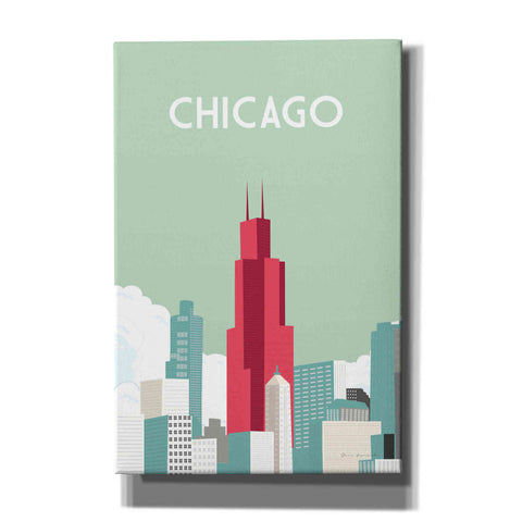 Image of 'Chicago' by Omar Escalante, Canvas Wall Art