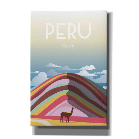 Image of 'Peru' by Omar Escalante, Canvas Wall Art